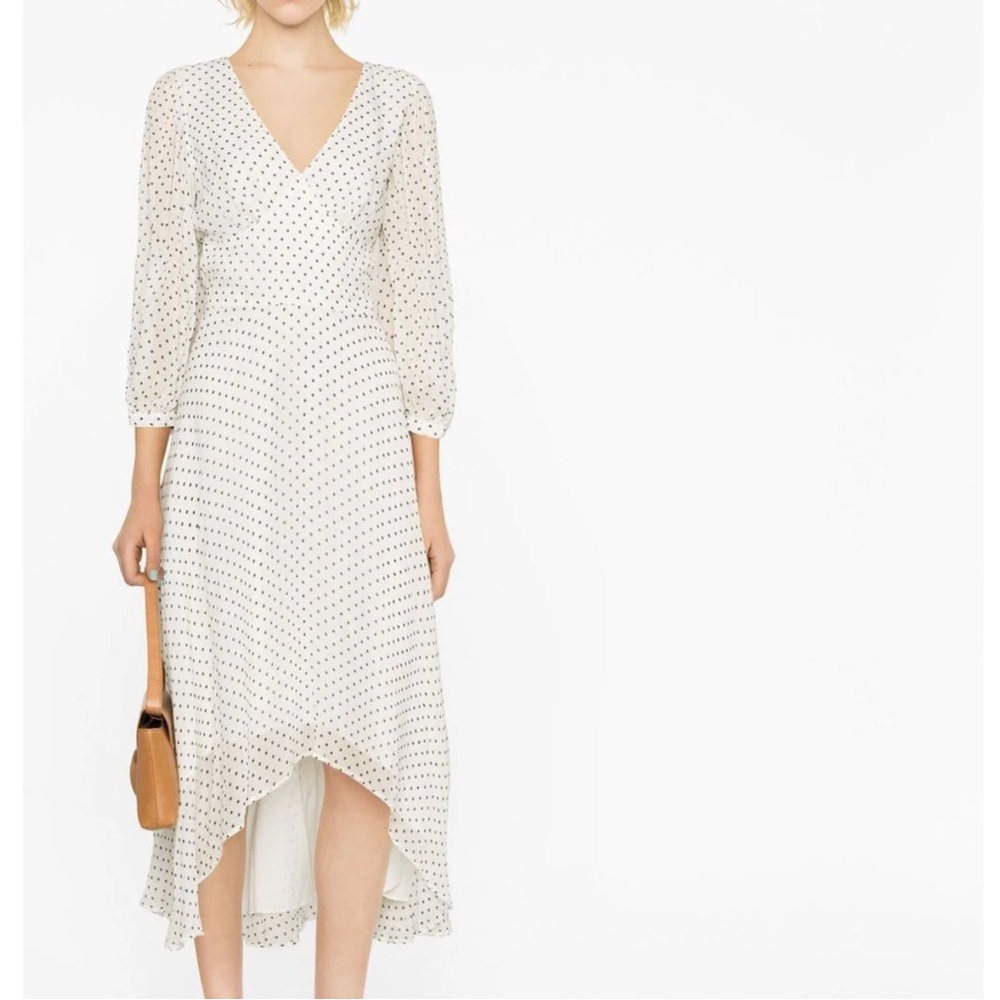 NWOT RALPH LAUREN POLKA DOT LONG SLEEVE DRESS US 2